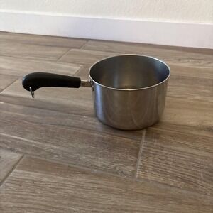 Vintage‎ Aluminum Clad Stainless Steel Reverware 1.5 Quart Saucepan- No Lid